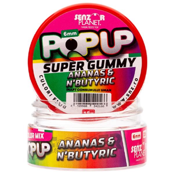 Бойлы Senzor Planet Pop-Up Super Gummy N-butyric/ 0.015 кг/ 6 мм photo 2 Бойлы Senzor Planet Pop-Up Super Gummy N-butyric/ 0.015 кг/ 6 мм photo 2