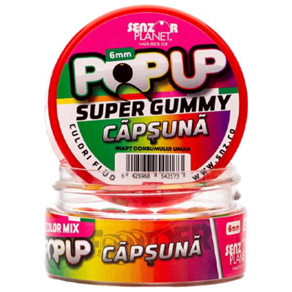 Бойлы Senzor Planet Pop-Up Super Gummy Клубника/ 0.015 кг/ 6 мм photo 2 Бойлы Senzor Planet Pop-Up Super Gummy Клубника/ 0.015 кг/ 6 мм photo 2