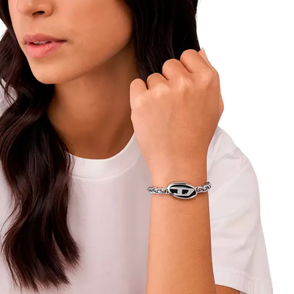 Brățară unisex DIESEL DX1469040 Inox/ Silver photo 2 Brățară unisex DIESEL DX1469040 Inox/ Silver photo 2