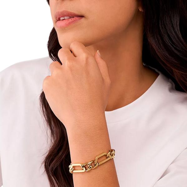 Brățară unisex DIESEL DX1471710 Inox/ Gold photo 2 Brățară unisex DIESEL DX1471710 Inox/ Gold photo 2