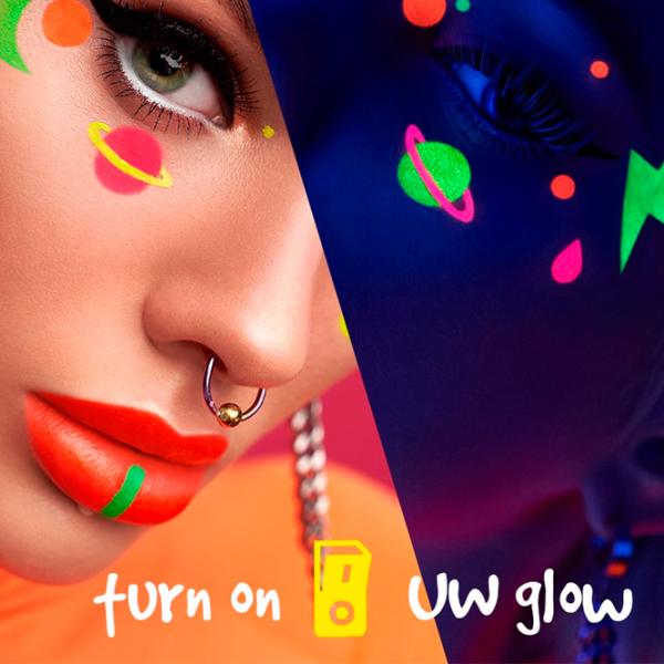 Жидкий пигмент для глаз 7DAYS Uvglow Neon 03 10 мл/ Желтый photo 3