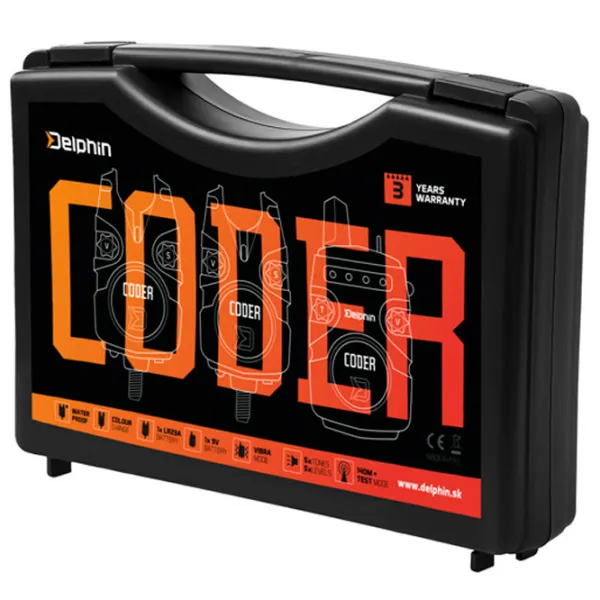 Пейджер для рыбалки Delphin CODER 4+1 140 м photo 3