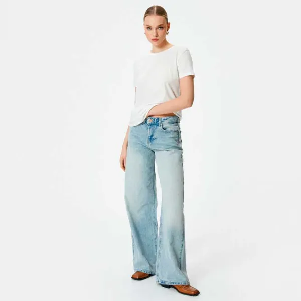 Tricou pentru femei Koton 4SAK60020EK 100% bumbac/ White photo 2