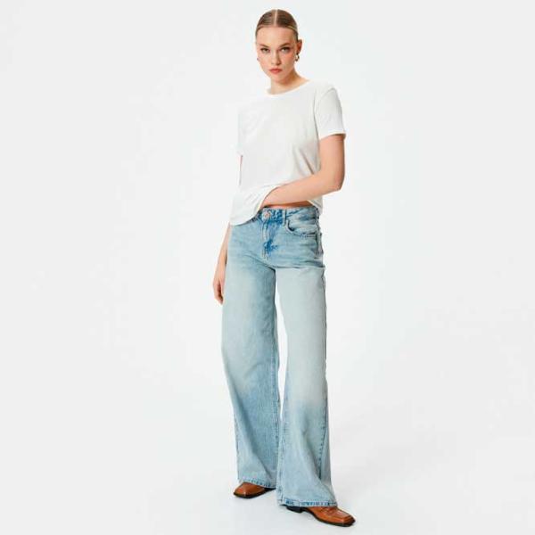 Tricou pentru femei Koton 4SAK60020EK 100% bumbac/ White photo 2