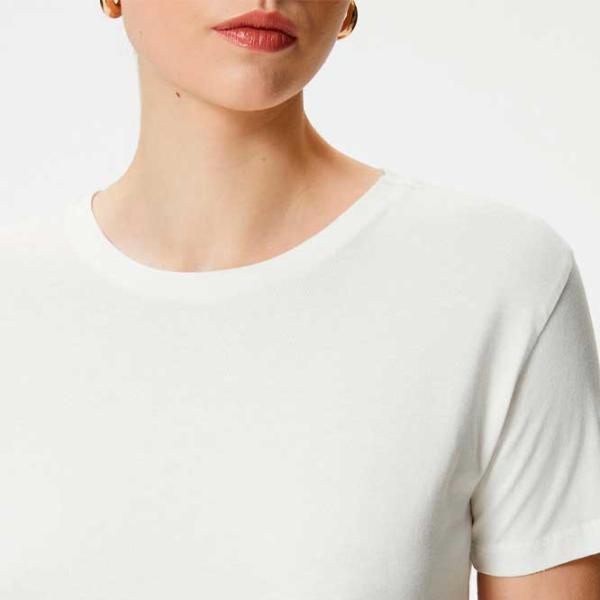 Tricou pentru femei Koton 4SAK60020EK 100% bumbac/ White photo 5