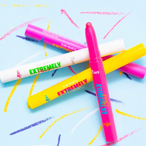 Creion pentru ochi 7DAYS Neon 401 Revolution Pink photo 5