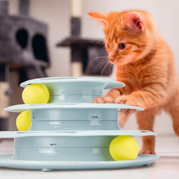 Jucărie interactivă pentru pisici Beeztees Play Tower  photo 2