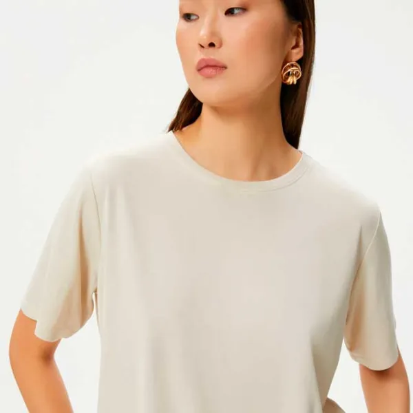 Tricou pentru femei Koton 4SAK50150EK 100% bumbac/ Beige photo 2