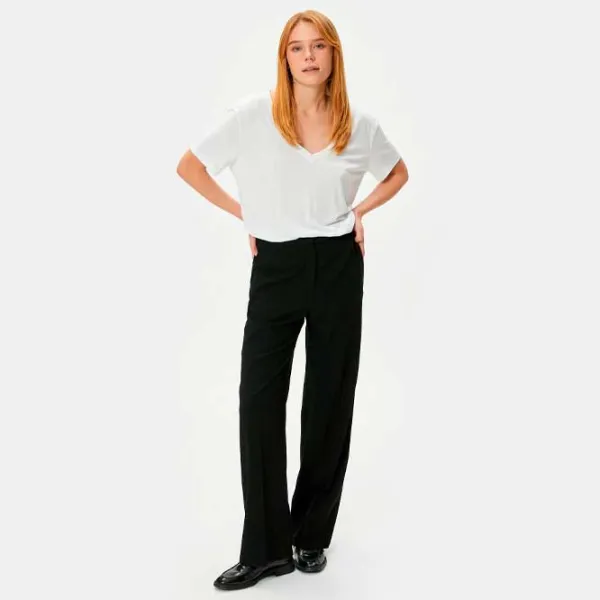 Tricou pentru femei Koton 4SAK50153EK 100% bumbac/ White photo 3