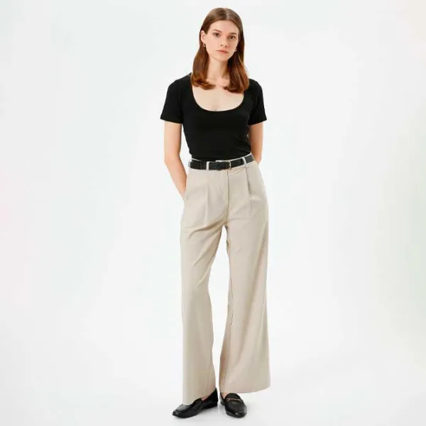 Tricou pentru femei Koton 4SAK50149EK 69 % viscoză/ Black photo 3