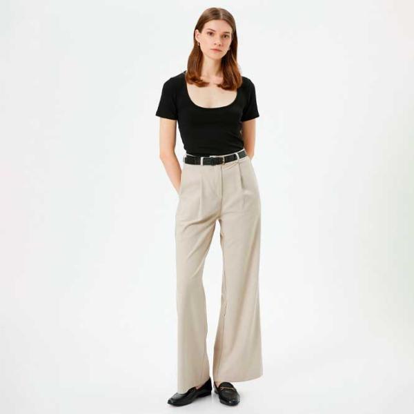 Tricou pentru femei Koton 4SAK50149EK 69 % viscoză/ Black photo 3