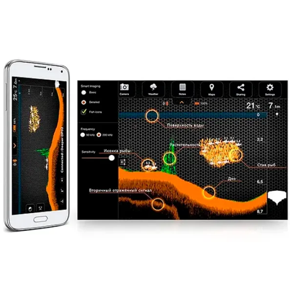 Sonar pentru pescuit Deeper Smart Pro 100 m / 80 m photo 4