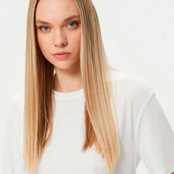 Tricou pentru femei Koton 4SAK50156EK 80% modal/ White photo 2