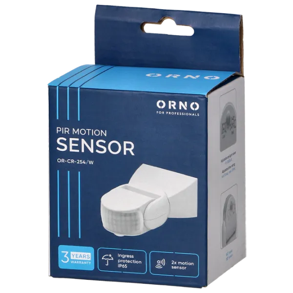 Senzor de mișcare ORNO ORCR254W White photo 6 Senzor de mișcare ORNO ORCR254W White photo 6
