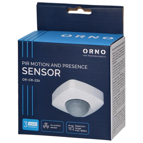 Senzor de mișcare și prezență ORNO ORCR224 White photo 6 Senzor de mișcare și prezență ORNO ORCR224 White photo 6