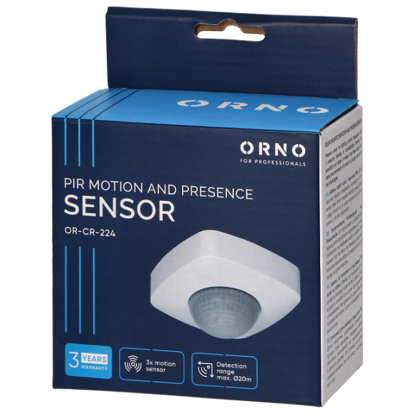 Senzor de mișcare și prezență ORNO ORCR224 White photo 6 Senzor de mișcare și prezență ORNO ORCR224 White photo 6