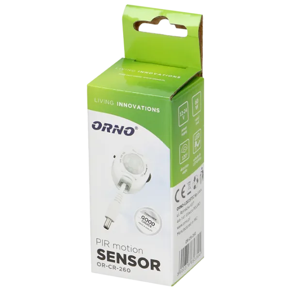 Senzor de mișcare bandă LED ORNO ORCR260 White photo 6 Senzor de mișcare bandă LED ORNO ORCR260 White photo 6