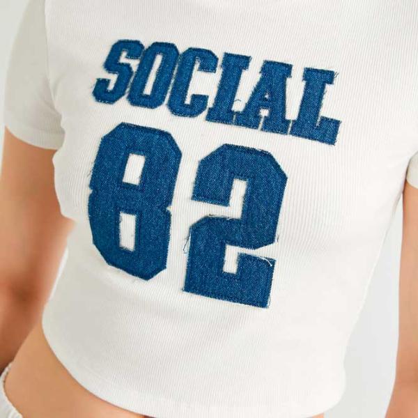 Tricou pentru femei Koton 4SAL10850IK 4 % Elastan/ White photo 5