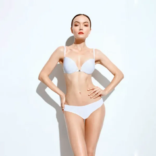 Chiloți pentru femei Milavitsa 260020 94/ White/ Tanga photo 5