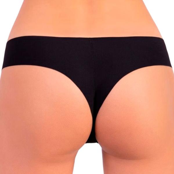 Chiloți pentru femei Milavitsa 260020 102/ Black/ Tanga photo 2