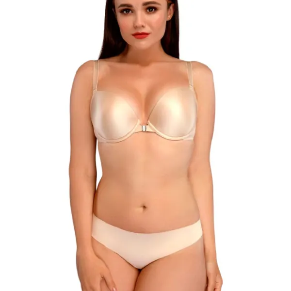 Chiloți pentru femei Milavitsa 260020 102/ Nude/ Tanga photo 5