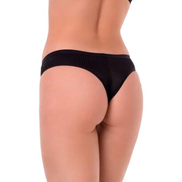 Chiloți pentru femei Milavitsa 268110 98/ Black/ Tanga photo 2