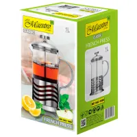Френч-пресс Maestro Mr-1662-1000 1 л/ Нержавеющая сталь photo 3