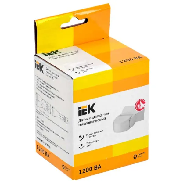 Датчик движения IEK LDD11-501MB-1200-001 Белый photo 4