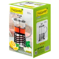 Френч-пресс Maestro Mr-1662-800 0.8 л/ Нержавеющая сталь photo 3