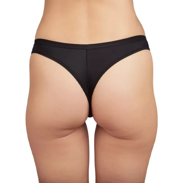 Chiloți pentru femei Milavitsa 260110 106/ Black/ Tanga photo 3