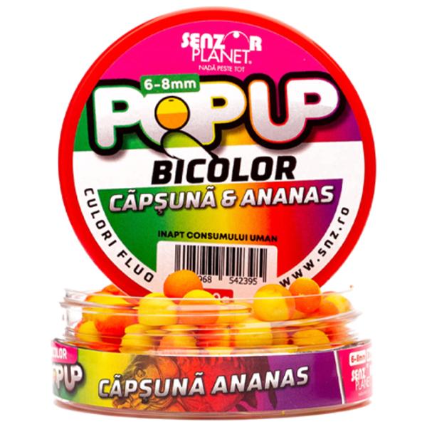 Бойлы Senzor Planet Pop-Up Bicolor Ананас/ 0.03 кг/ 6 мм photo 2 Бойлы Senzor Planet Pop-Up Bicolor Ананас/ 0.03 кг/ 6 мм photo 2