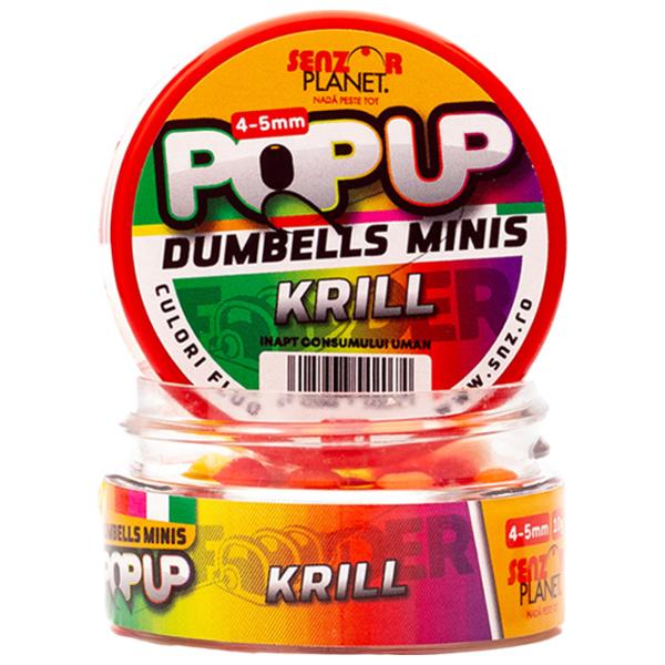 Бойлы Senzor Planet Pop-Up Dumbells Minis Криль/ 0.01 кг/ 4 мм photo 2 Бойлы Senzor Planet Pop-Up Dumbells Minis Криль/ 0.01 кг/ 4 мм photo 2