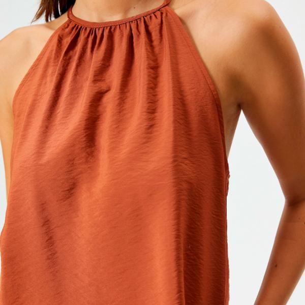 Maiou pentru femei Koton 4SAK30002PW M/ Brown photo 4 Maiou pentru femei Koton 4SAK30002PW M/ Brown photo 4