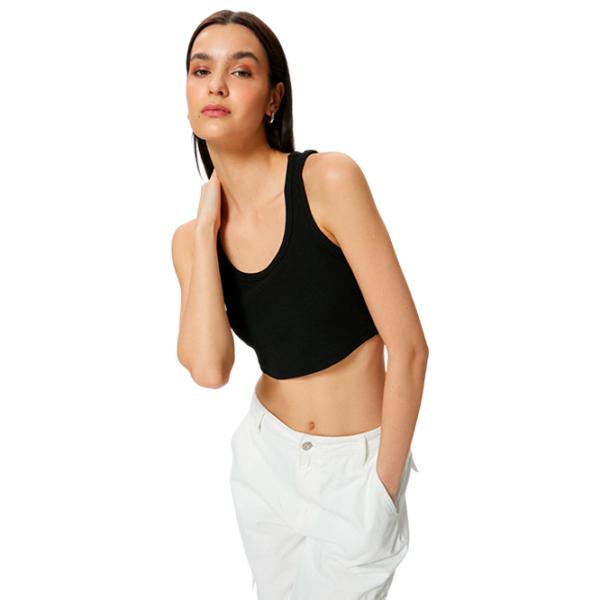 Maiou pentru femei Koton 4SAK10007EK XL/ Black photo 4