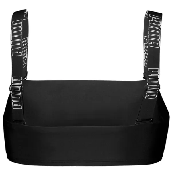 Купальный бюстгальтер для женщин Puma Swim Women Bandeau Top 1P XL/ Черный photo 4