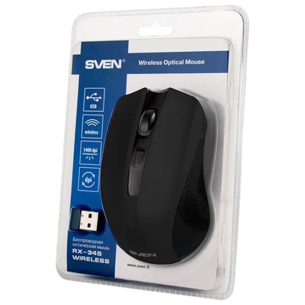 Mouse Sven RX-350 W Black photo 9
