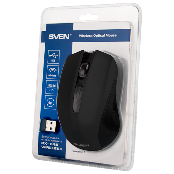 Mouse Sven RX-350 W Black photo 9