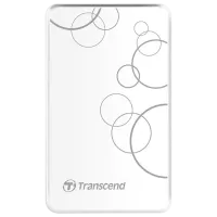 Внешний накопитель HDD Transcend StoreJet 25A3 2 ТБ Белый