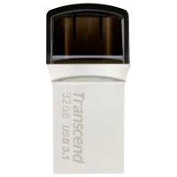 Transcend JetFlash 890 32 ГБ Серебристый