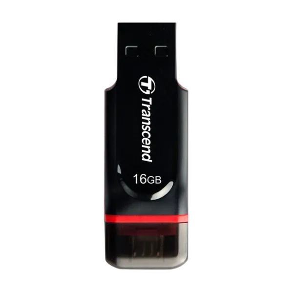 Transcend JetFlash 340 16 ГБ Черный photo 1
