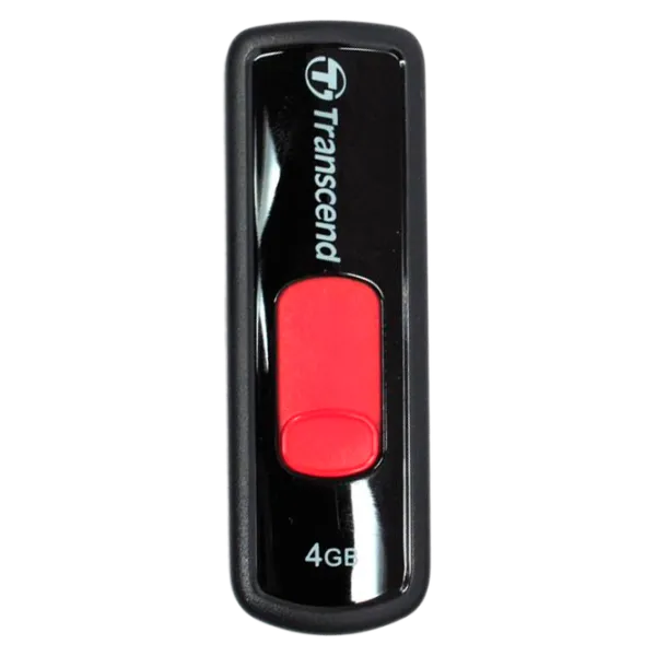 Transcend JetFlash 500 4 GB Black photo 1