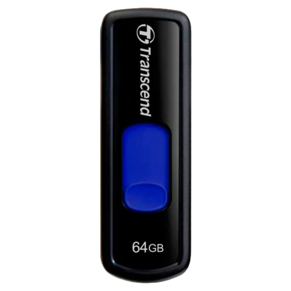 Transcend JetFlash 500 64 GB Black photo 1