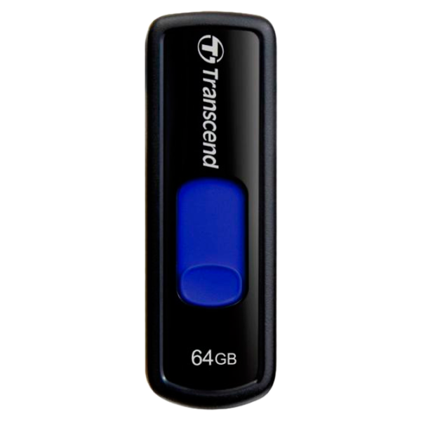 Transcend JetFlash 500 64 GB Black photo 1