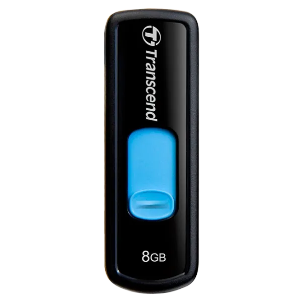 Transcend JetFlash 500 8 GB Black photo 1