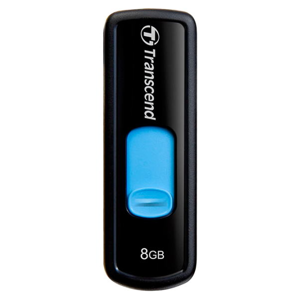 Transcend JetFlash 500 8 GB Black photo 1