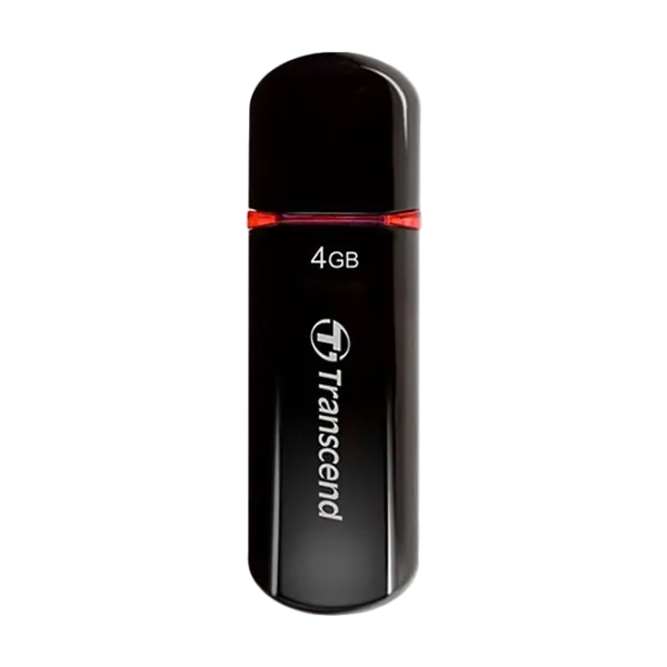 Transcend JetFlash 600 4 GB Black photo 1