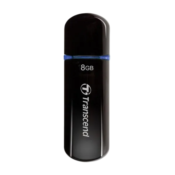Transcend JetFlash 600 8 GB Black photo 1