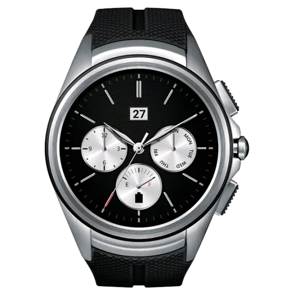 Умные часы LG W200 G Watch 2 1.38"/ Серебристый Черный photo 1