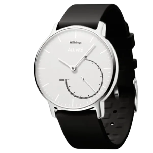 Фитнес-браслет Withings Activite Steel 1.3"/ Черный Белый photo 1 Фитнес-браслет Withings Activite Steel 1.3"/ Черный Белый photo 1