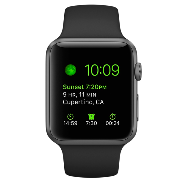 Умные часы Apple Watch Series 1 1.65"/ Серый photo 1 Умные часы Apple Watch Series 1 1.65"/ Серый photo 1